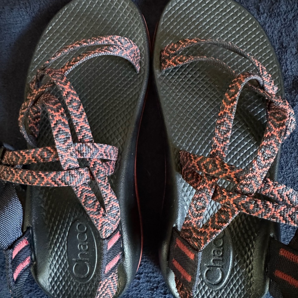 Chaco Kids Sandals - Black and Red